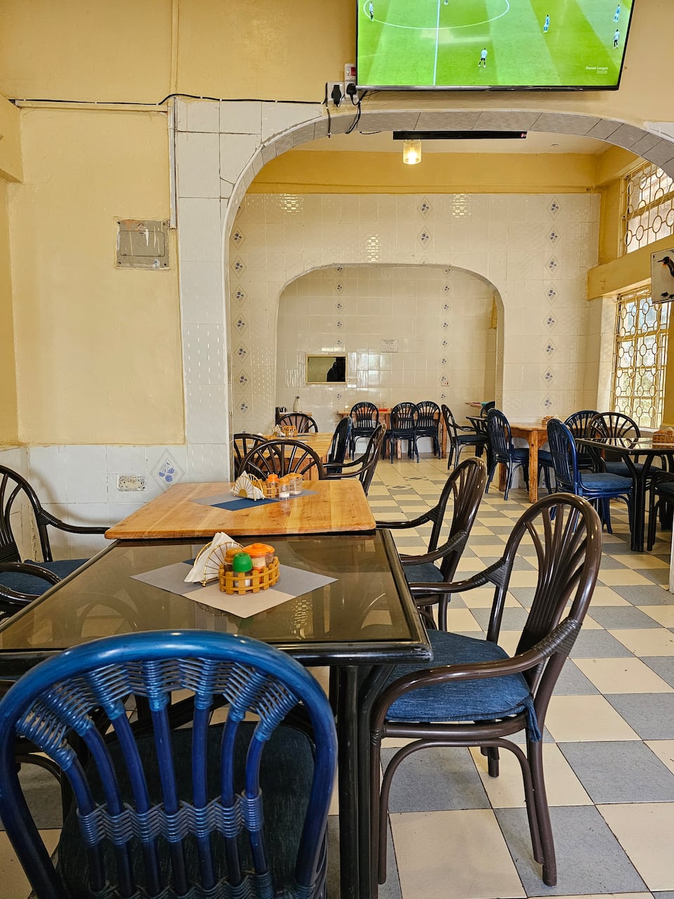 GAC Hotel restaurant dining area, another view from the hotel Airbnb listing