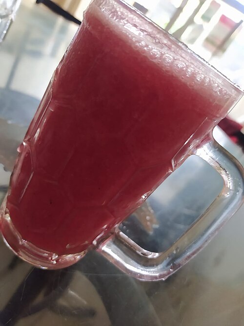Illustrative Watermelon juice photograph