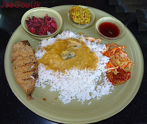 Illustrative Fish curry photograph