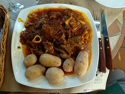 Illustrative Goat meat photograph