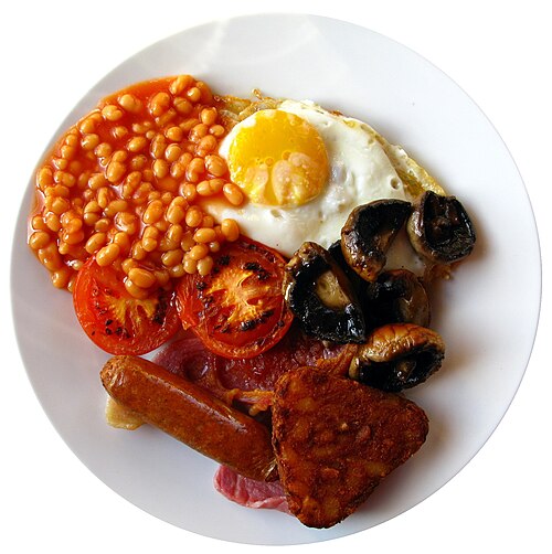 Illustrative Full breakfast photograph