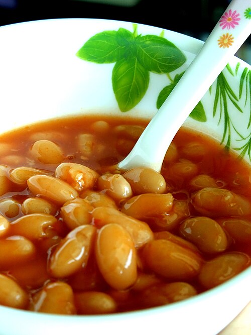 Illustrative Baked beans photograph