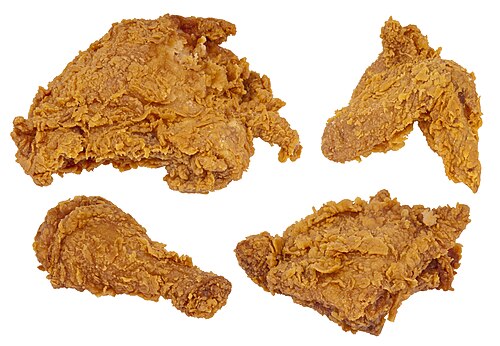 Illustrative Fried chicken photograph