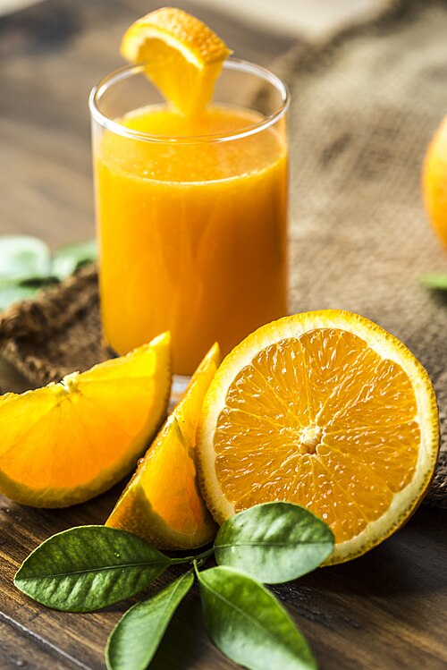 Illustrative Orange juice photograph