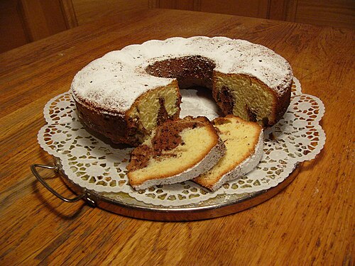 Illustrative Marble cake photograph