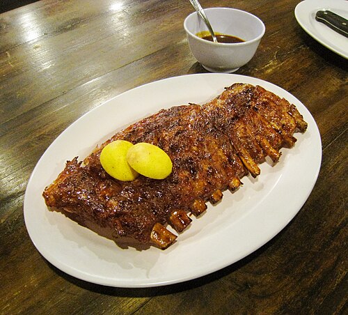 Illustrative Pork ribs photograph