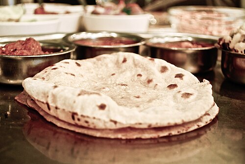 Illustrative Chapati photograph