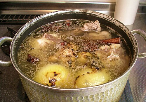 Illustrative Bone broth photograph